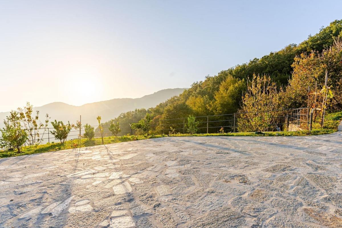 Sea-View Retreat - Pool, Tavern, Fireplace Βίλα Ραπάλο Εξωτερικό φωτογραφία