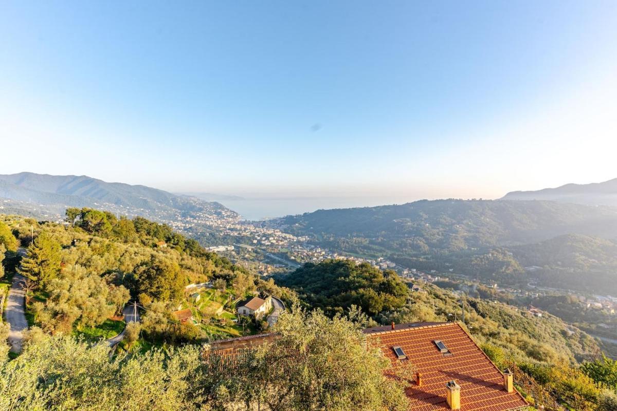 Sea-View Retreat - Pool, Tavern, Fireplace Βίλα Ραπάλο Εξωτερικό φωτογραφία